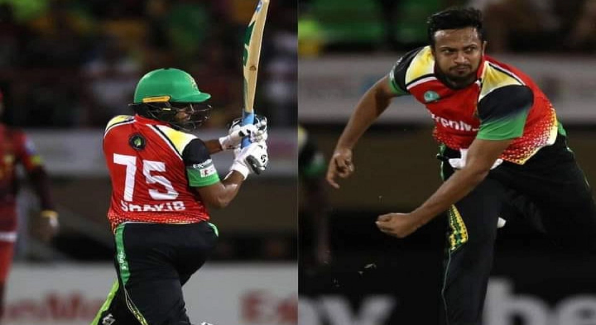 বাজিমাত করে গায়ানাকে প্লে-অফে তুলে ম্যান অব দ্যা ম্যাচের পুরস্কার পেলেন সাকিব