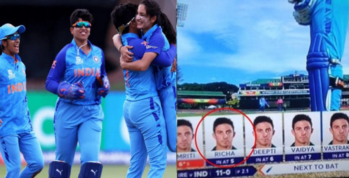 ধারাভাষ্যকার ভারতীয় নারীদের পুরুষ বানিয়ে দিলেন