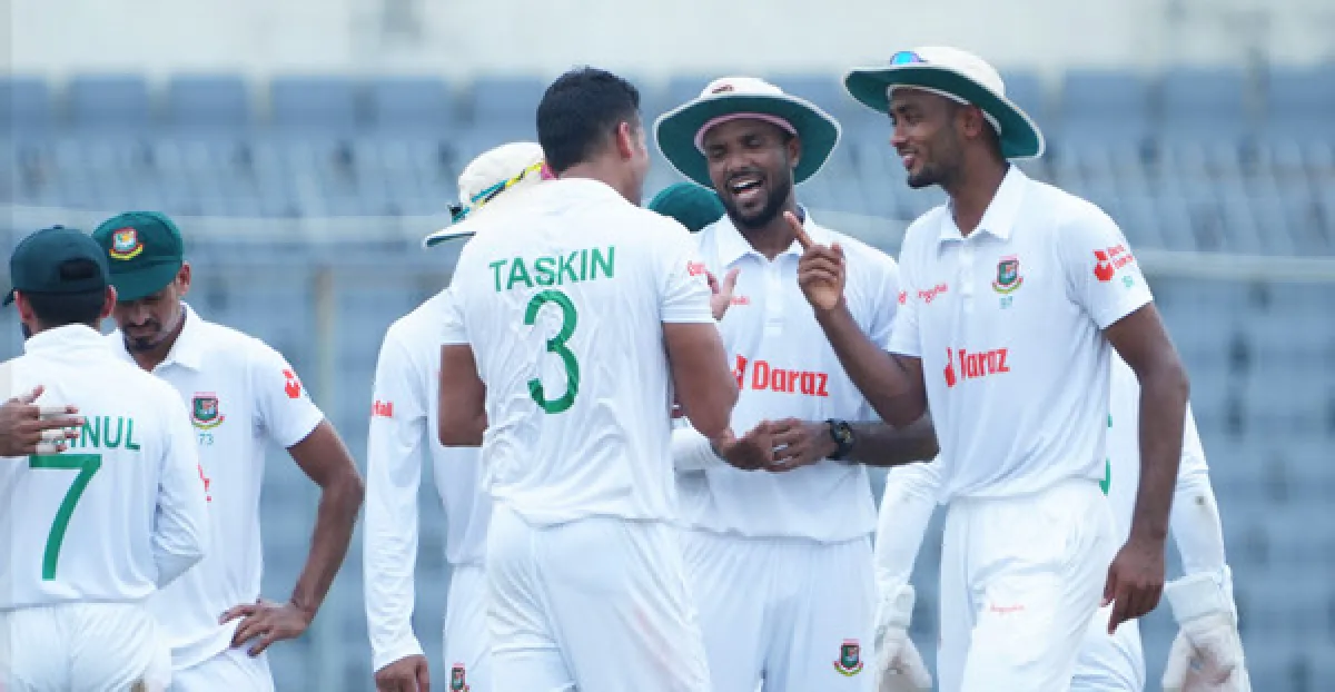 ৫৪৬ রানের জয়ের ম্যাচে টাইগার পেসাররাও গড়লেন অনন্য রেকর্ড
