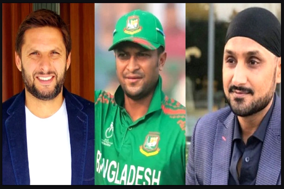 এবার সাকিবের 'টাইম আউট' নিয়ে যা বললেন আফ্রিদি-হরভজন