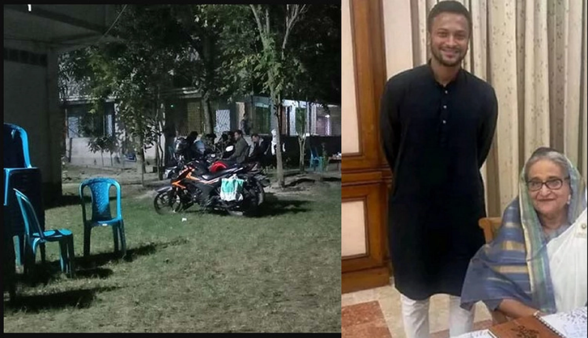 এইমাত্র পাওয়া, সাকিবের বাড়িতে ‘পুলিশি পাহারা’