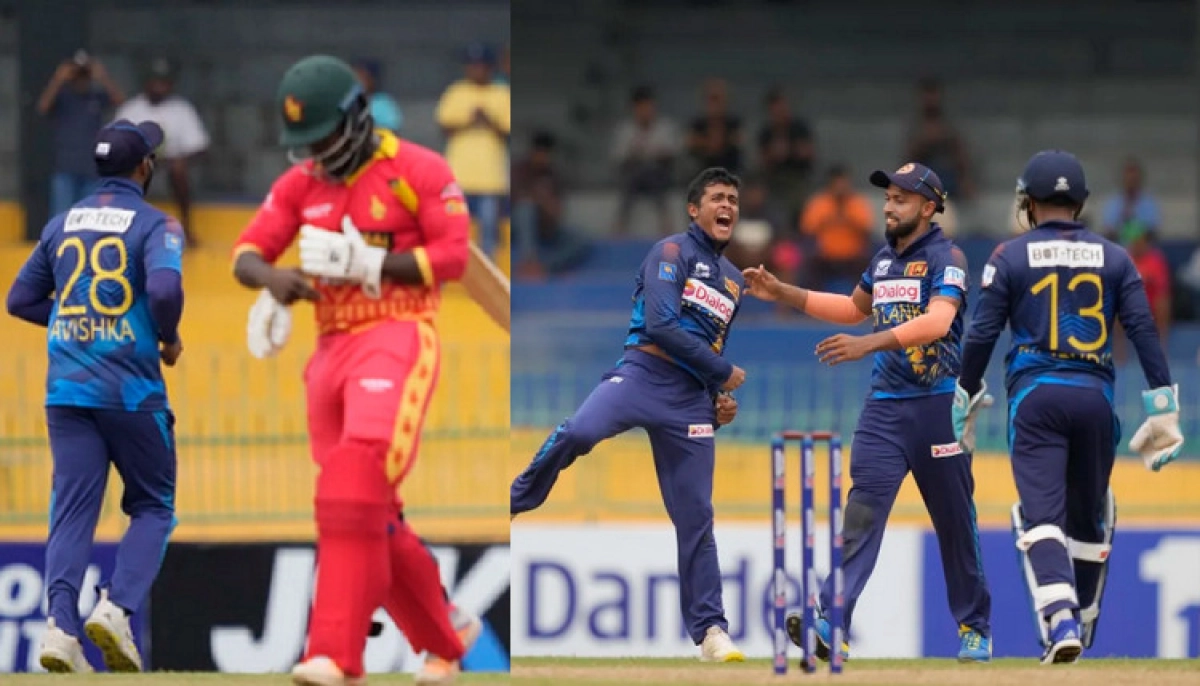 জিম্বাবুয়ের বিপক্ষে রোমাঞ্চকর লড়াইয়ে শ্রীলঙ্কার জয়