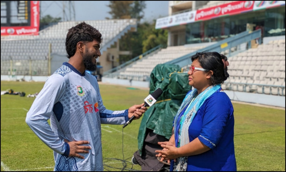 সাংবাদিক বোন ক্রিকেটার ভাইয়ের ইন্টারভিউ!