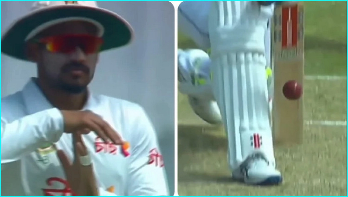 মাঝব্যাটে বল লাগার পর শান্ত রিভিউ নেয়া প্রসঙ্গে যা বললেন কোচ