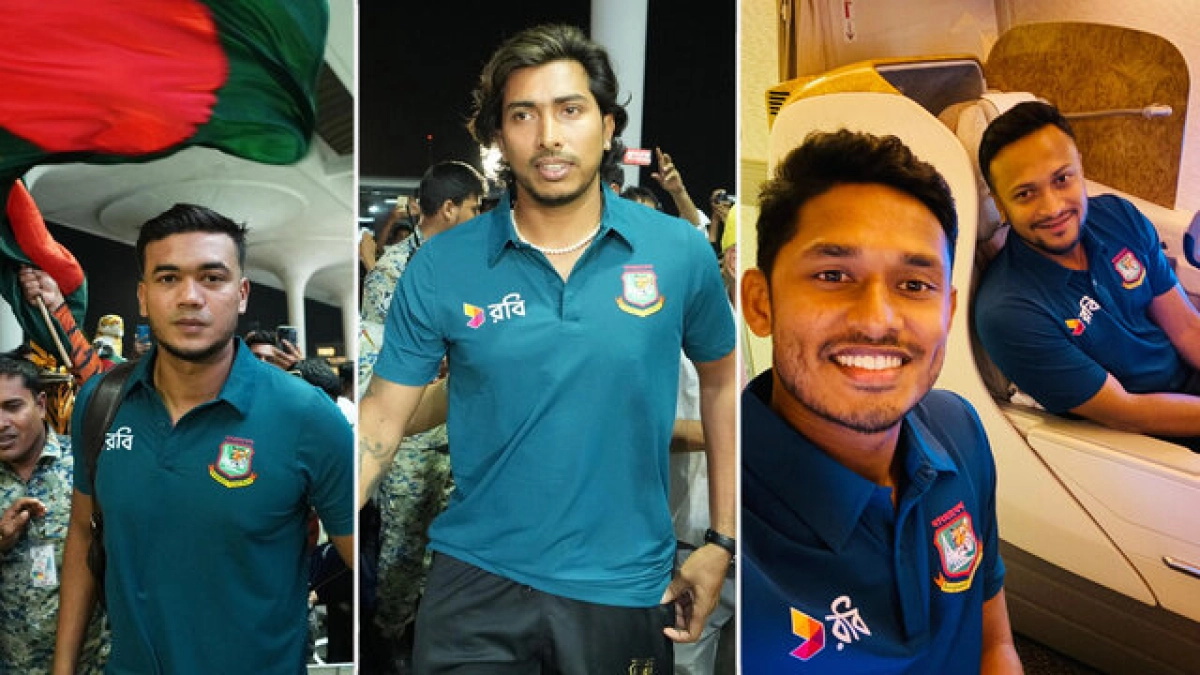 রাজকীয় ভাবে মধ্যরাতে দেশ ছাড়লেন শান্ত–সাকিবরা