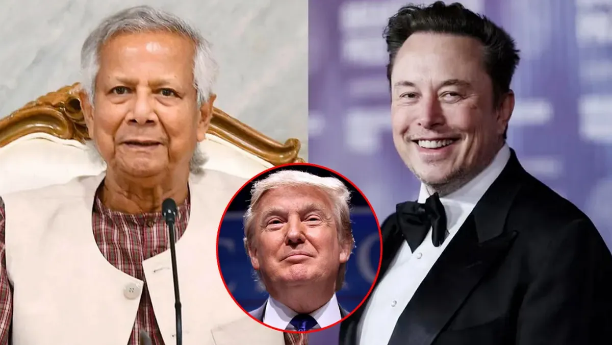 ট্রাম্পকে পাশে নিয়েই প্রধান উপদেষ্টার সঙ্গে ইলন মাস্কের ফোনালাপ