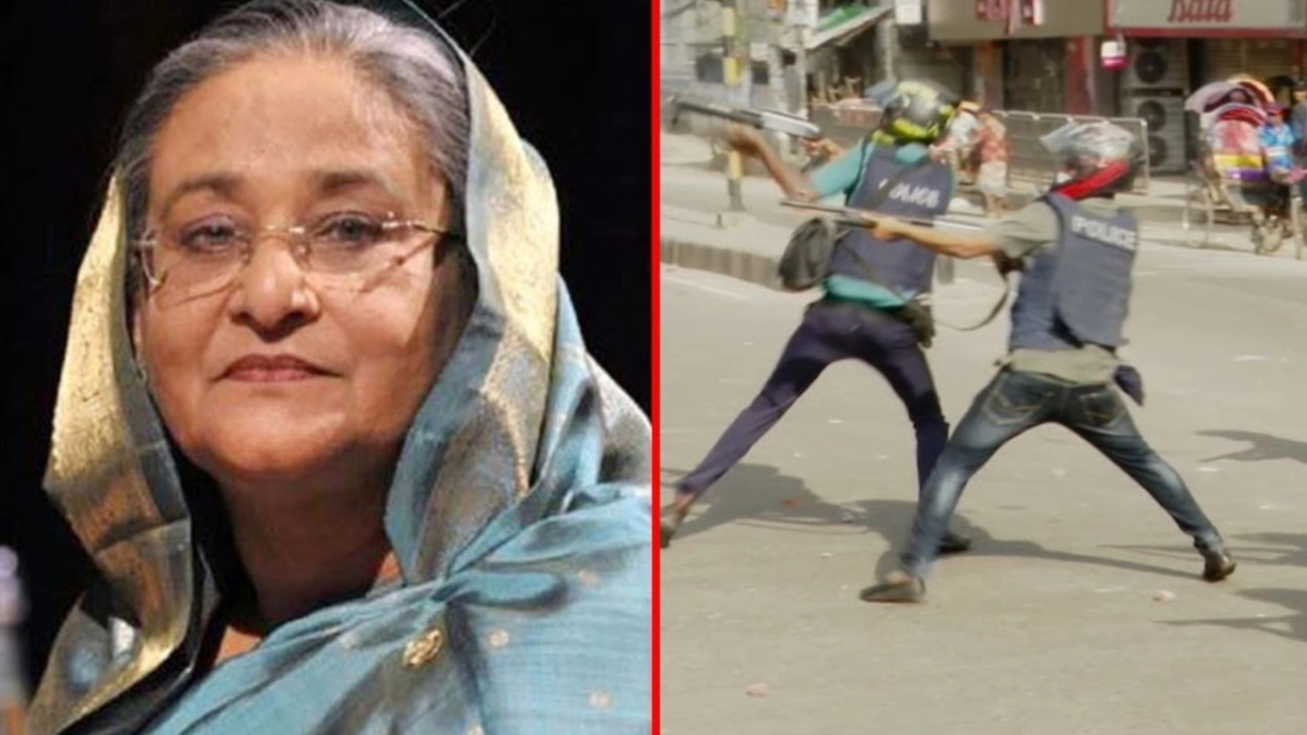 আন্দোলনকালে সরকারি স্থাপনায় আগুন দিতে বলেছিলেন শেখ হাসিনা