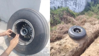 ৭১ জন যাত্রী নিয়ে কক্সবাজার থেকে উড্ডয়নের পর খুলে পড়ল বিমানের চাকা