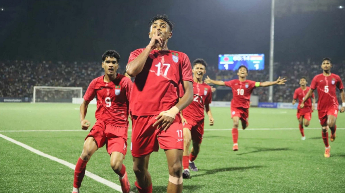 টাইব্রেকারে কাঁদলো বাংলাদেশ, সাফ অনূর্ধ্ব-১৯ শিরোপা ভারতের