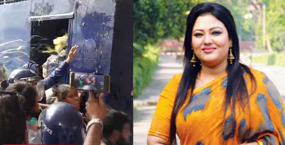 আদালত চত্বরে সাবেক এমপি মমতাজের ওপর ডিম নিক্ষেপ