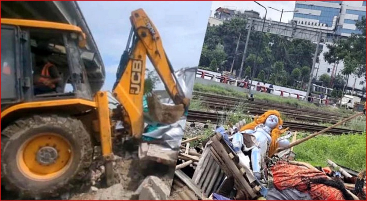 ঢাকার খিলক্ষেতে পূজা মণ্ডপ উচ্ছেদ নিয়ে যা জানা গেল