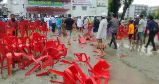 গোপালগঞ্জে রণক্ষেত্র: এনসিপির পদযাত্রাকে কেন্দ্র করে দিনভর সহিংসতা