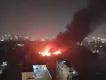 রাজধানীর কড়াইল বস্তিতে ভয়াবহ আগুন