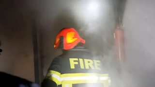 কারওয়ান বাজারে ভয়াবহ আগুন