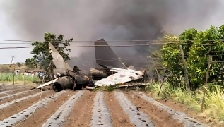 ভারতে যুদ্ধবিমান বিধ্বস্ত