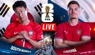 দক্ষিণ কোরিয়া বনাম চেকিয়া; লাইভ যেভাবে দেখবেন