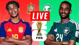 ৪৫ মিনিটের খেলা শেষ; স্পেন বনাম সৌদি আরব ম্যাচ, সরাসরি দেখুন এখানে